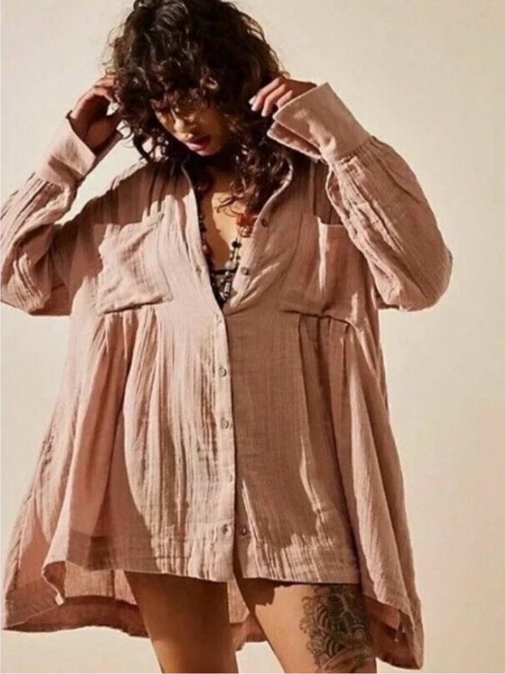Free People The Voyager Shirt Tunic